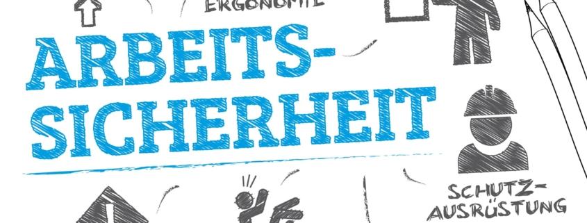 Skizze mit Sicherheitskonzept im Betrieb | Schlauchaufroller